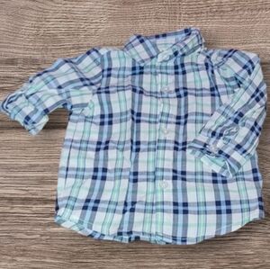 LITTLE BOY'S HEALTHTEX BABY BUTTON DOWN SHIRT
